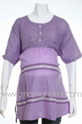 baju hamil jumbo polkadot ungu  BHJ 49  large
